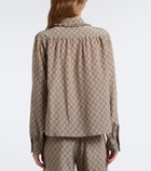 Gucci GG silk crêpe de chine blouse