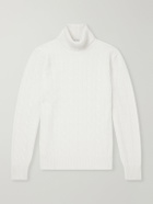 Brunello Cucinelli - Cable-Knit Cashmere Rollneck Sweater - Neutrals