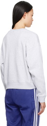 adidas Originals Gray Embroidered Sweatshirt