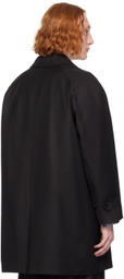 Dunst Black Half Mac Coat