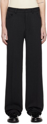 HOPE Gray Straight-leg Trousers