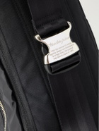 Master-Piece - Lightning Leather-Trimmed Shell Sling Backpack