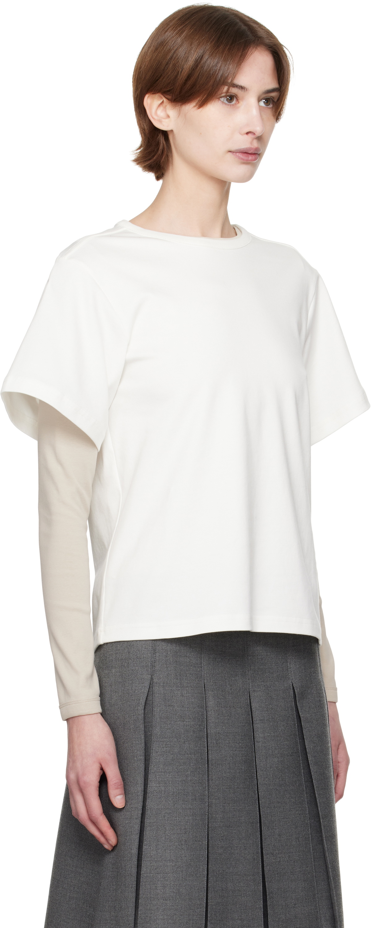 Fax Copy Express White 'The Easy' T-shirt