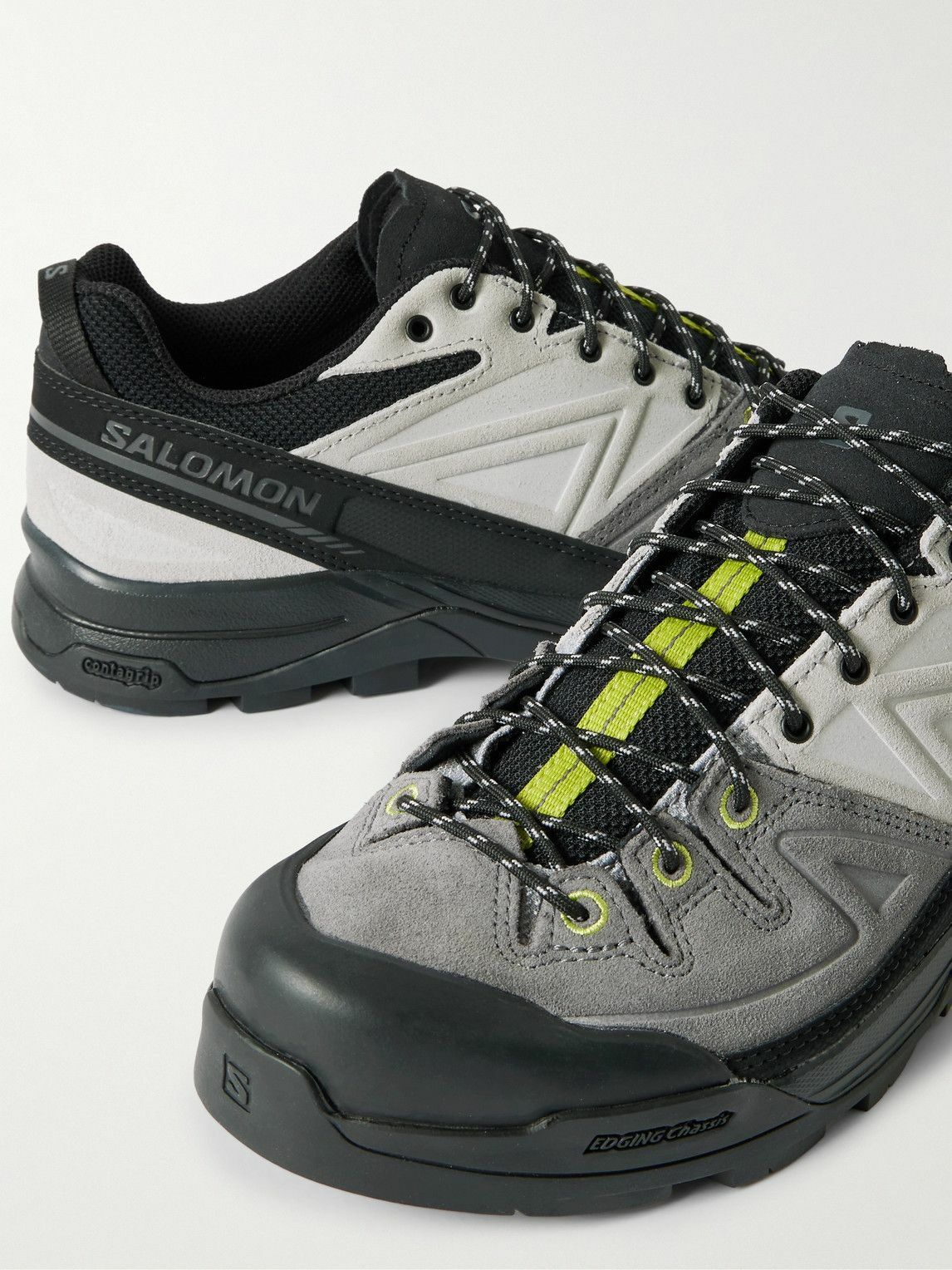 Salomon - X-ALP LTR Mesh and Suede Sneakers - Gray Salomon