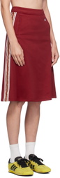 Wales Bonner Red Shine Midi Skirt