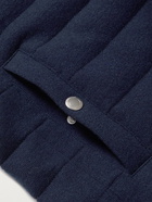 Brunello Cucinelli - Quilted Cashmere Down Gilet - Blue