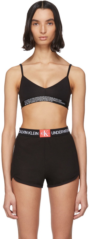 Photo: Calvin Klein Underwear Black Convertible Statement Bralette