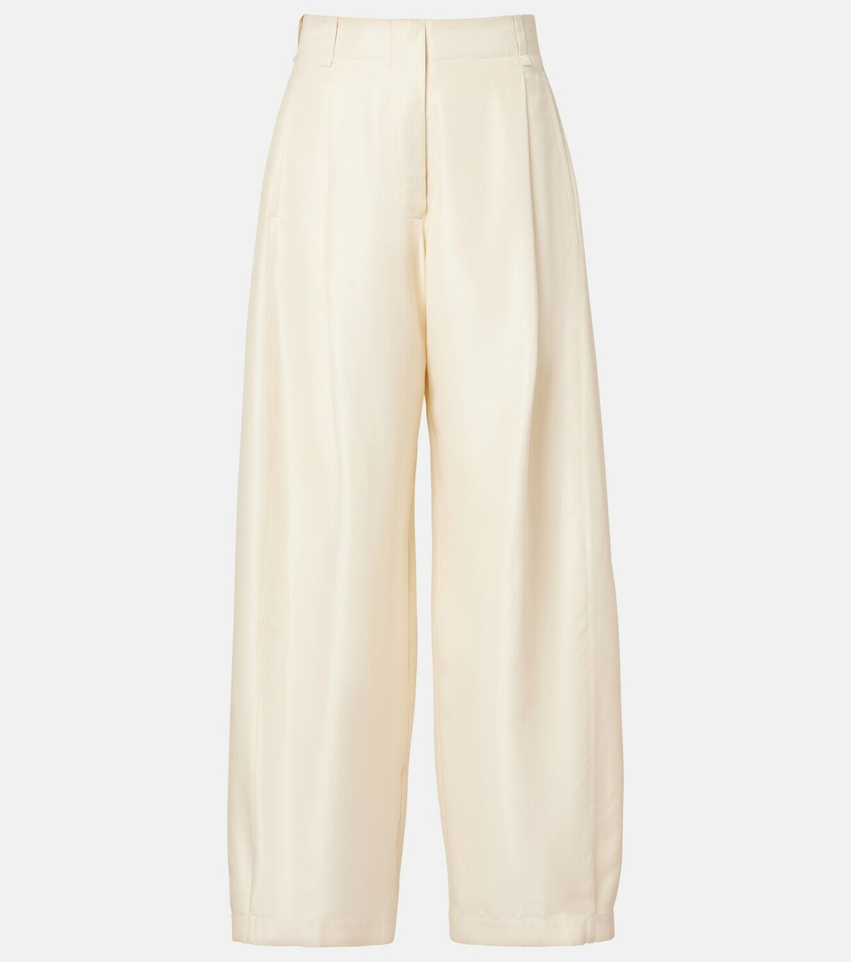 The Row Kolina silk wide-leg pants