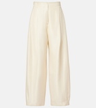 The Row Kolina silk wide-leg pants