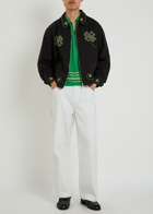 Bode Knolly Straight-leg Jeans White