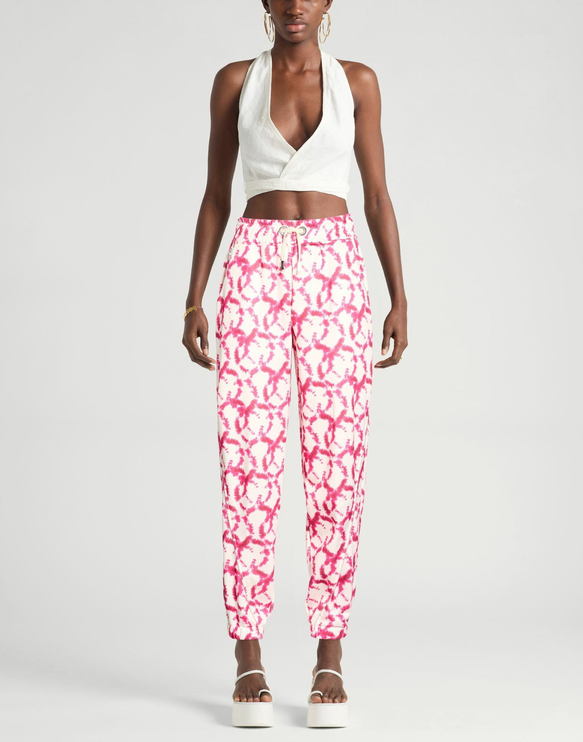 Jijil Womens Pants in Magenta