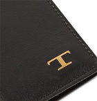 Tod's - Logo-Embellished Leather Bifold Cardholder - Black