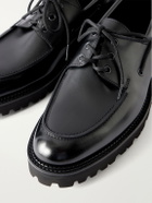 John Lobb - Tide Leather Boat Shoes - Black