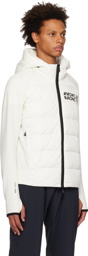 Moncler Grenoble White Maglia Down Jacket
