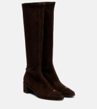 Tory Burch Cap-toe 55 suede knee-high boots