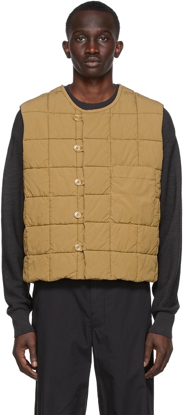 Photo: Lemaire Tan Quilted Vest