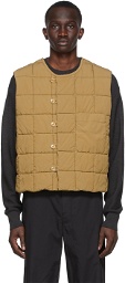 Lemaire Tan Quilted Vest