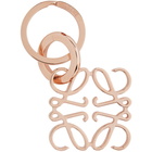 Loewe Rose Gold Anagram Keychain