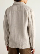 NN07 - Olav 1454 Linen Overshirt - Neutrals