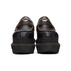 Sacai Black Double Loafers