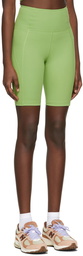 Girlfriend Collective Green Recycled Polyester Sport Shorts