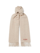 Acne Studios - Canada Skinny Fringed Mélange Wool Scarf