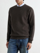 Altea - Wool and Cashmere-Blend Sweater - Brown