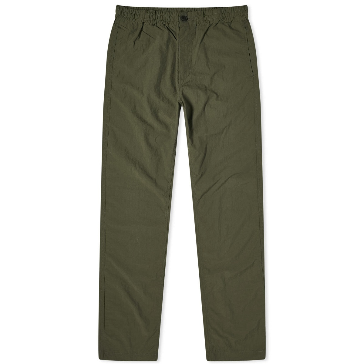 Photo: Maison Kitsuné Casual Straight Leg Pants in Military Green