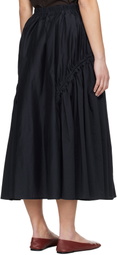 Toogood Navy 'The Harvester' Midi Skirt