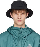 C.P. Company Black Pocket Bucket Hat