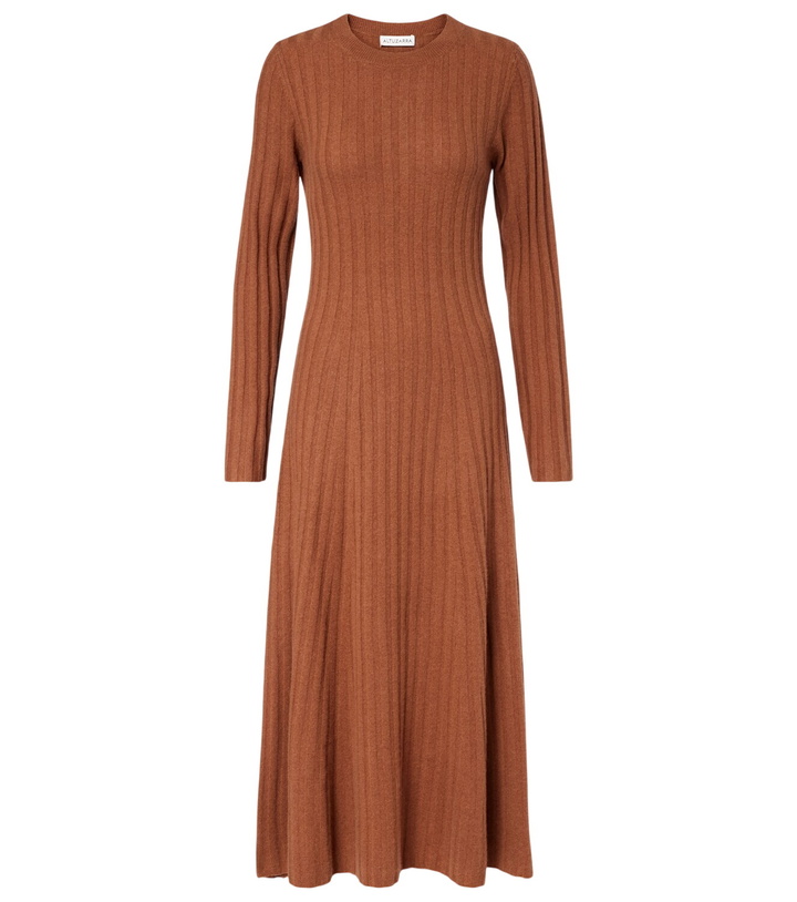 Photo: Altuzarra Gia ribbed-knit wool and cashmere maxi dress