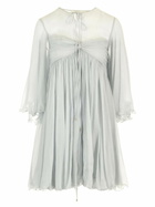 Chloé Pleated Mini Dress