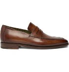 Berluti - Andy Leather Loafers - Men - Brown