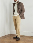 Loro Piana - Jarno Hamptons Straight-Leg Cotton-Corduroy Trousers - Neutrals