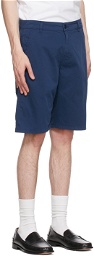 ASPESI Blue Cotton Shorts