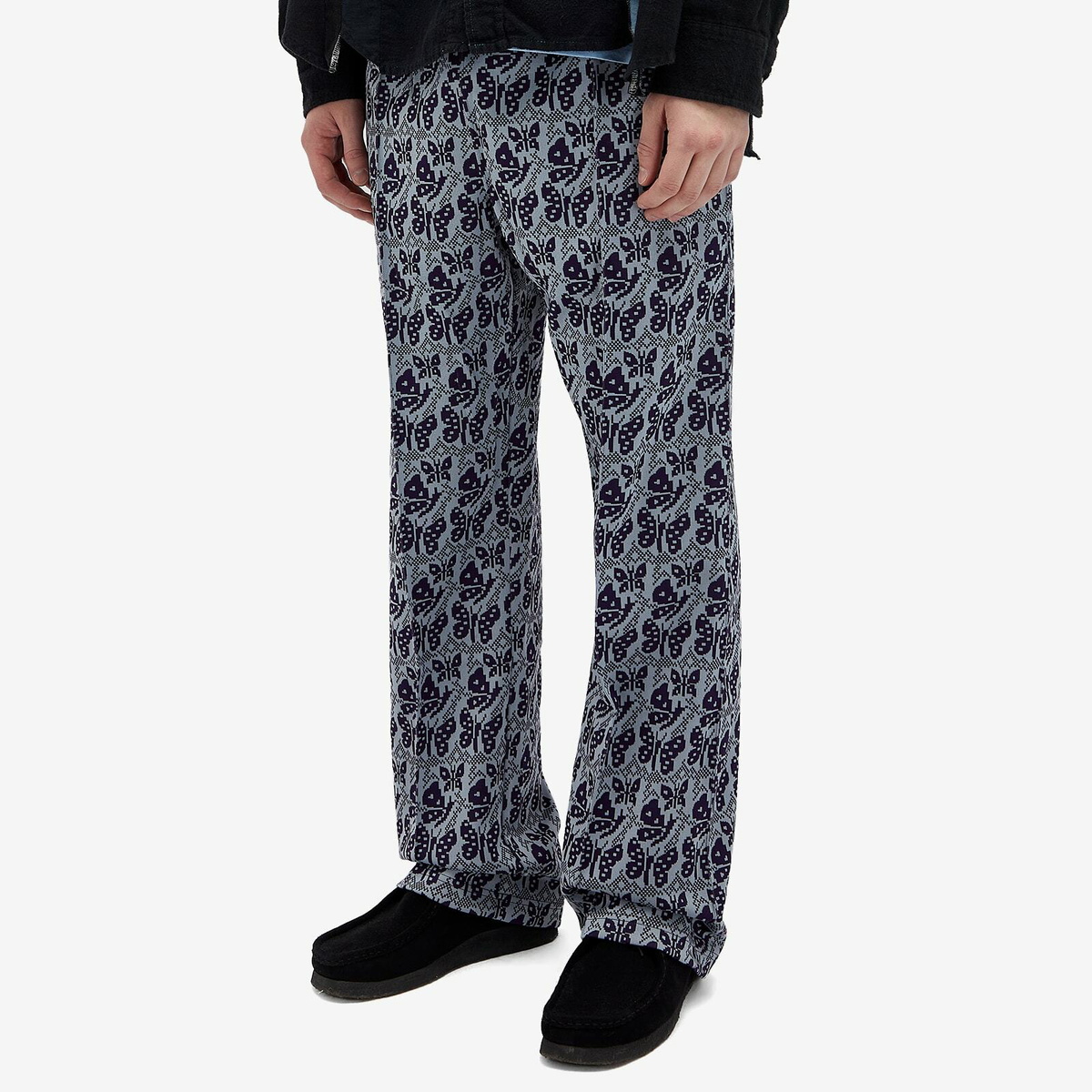 Needles Poly Jacquard Track Pant in Papillon Needles
