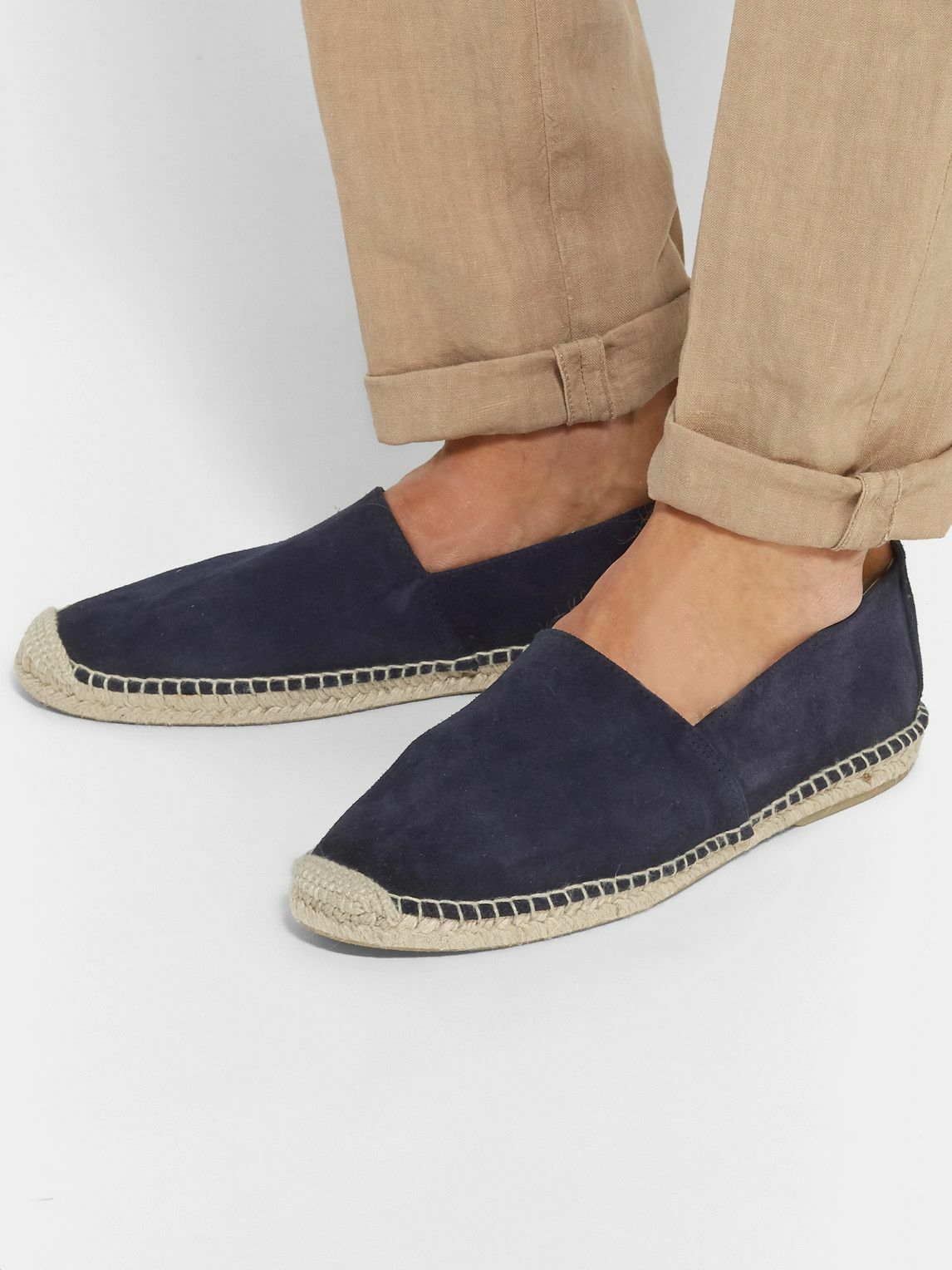 Anderson & Sheppard - Suede Espadrilles - Blue