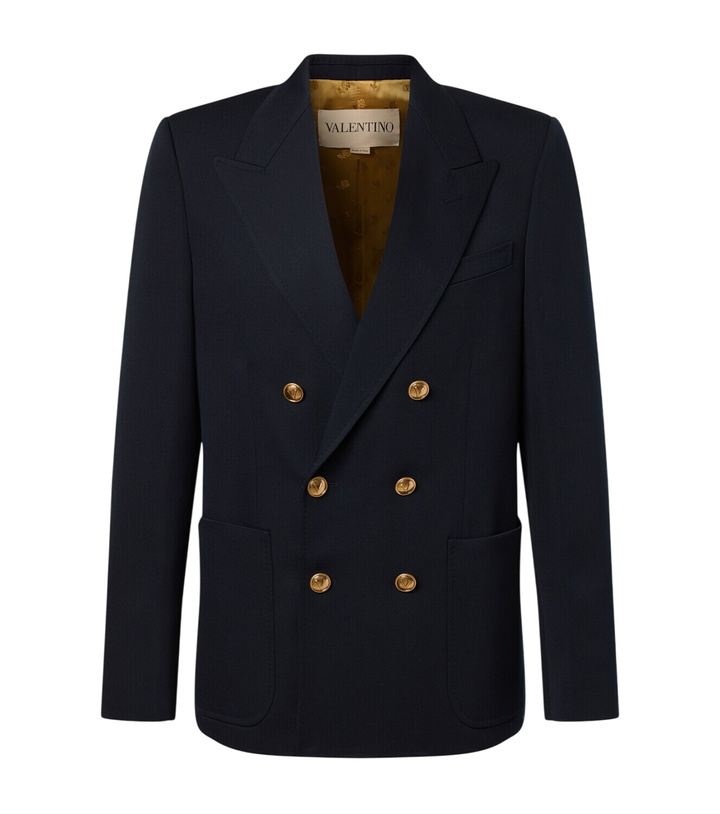 Photo: Valentino Double-breasted virgin wool blazer
