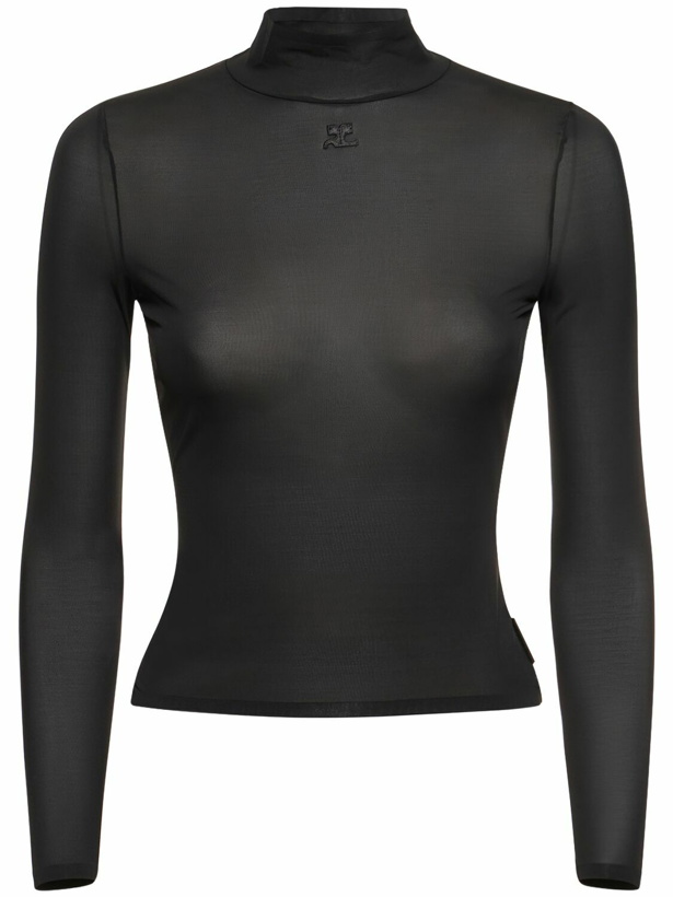 Photo: COURREGES - Jersey 2nd Skin Top