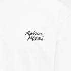 Maison Kitsuné Men's Mini Handwriting Comfort T-Shirt in White/Black