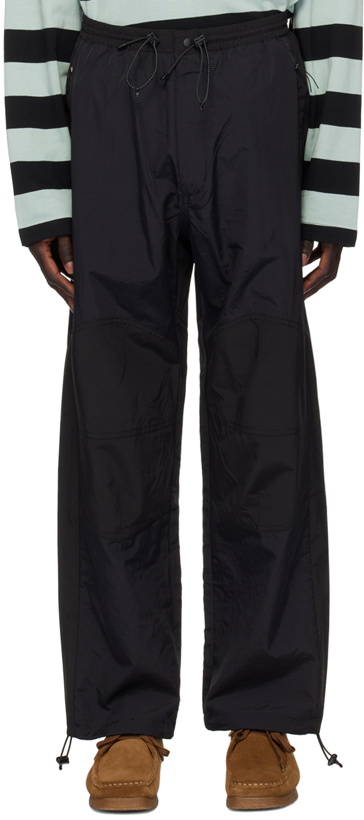 Photo: Uniform Bridge Black Paneled Trousers