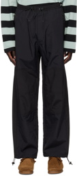 Uniform Bridge Black Paneled Trousers