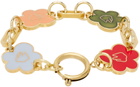 IN GOLD WE TRUST PARIS Gold Flower Bracelet