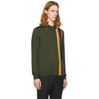 Paul Smith Green Merino Zip Sweater