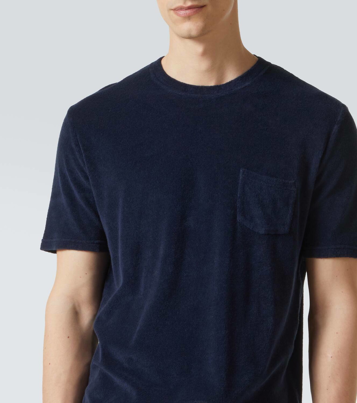 Thom Sweeney Cotton terry T-shirt
