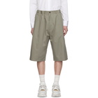 Maison Margiela Green Fine Twill Shorts