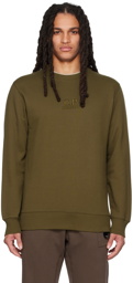 C.P. Company Khaki Embroidered Sweatshirt