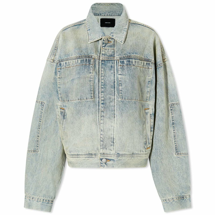 Photo: Entire Studios Women's Gem Denim Jacket in Surface Wave