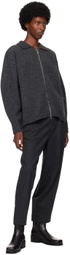 LE17SEPTEMBRE Gray Belted Trousers