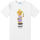 MARKET Men's Botanical Bear T-Shirt in Cloud